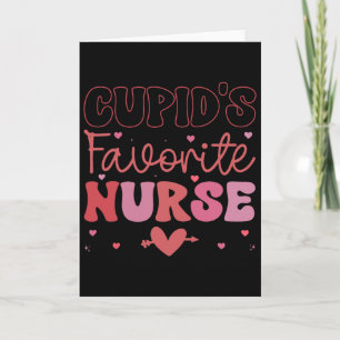 Cartão Nurse Favorita do Cupido Dia dos Namorados Dia dos