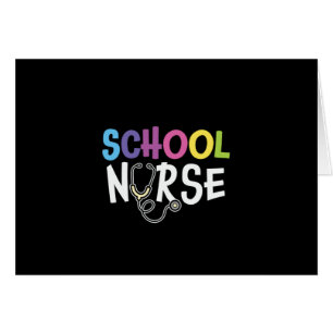 Cartão Nurse Gift School Nurse