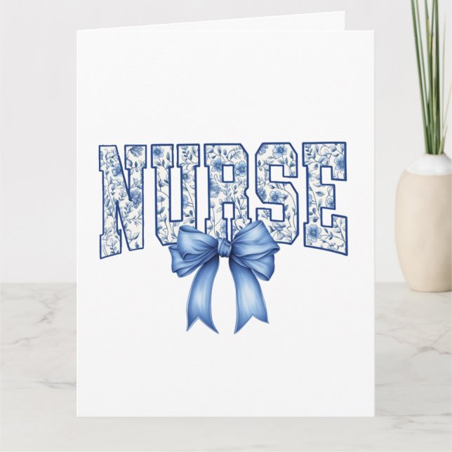 Cartão Nurse Greeting Card (Frente)