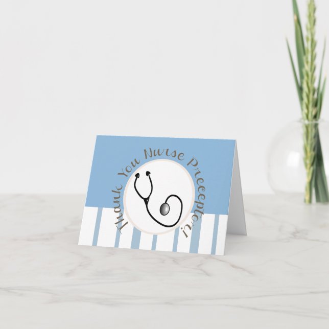 Cartão Nurse Preceptor Thank You Card ll (Frente)