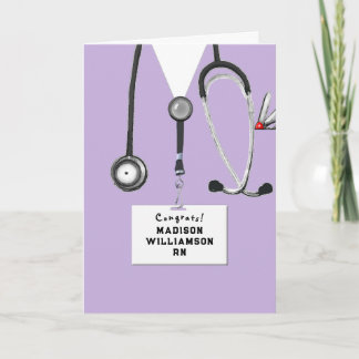 Cartão Nursing School Graduation