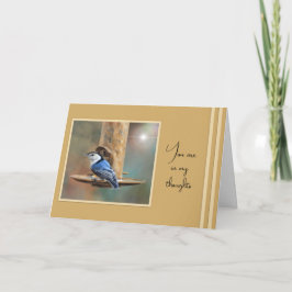Cartão Nuthatch - Thinking of You & Praying for You Card