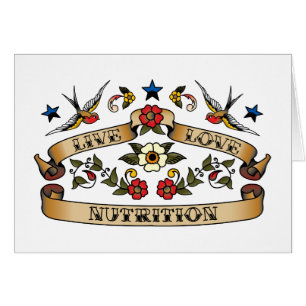 Cartão Nutrição viva do amor