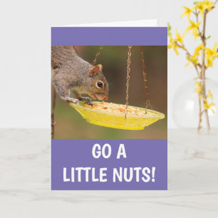 Cartão Nutty Squirrel Birthday