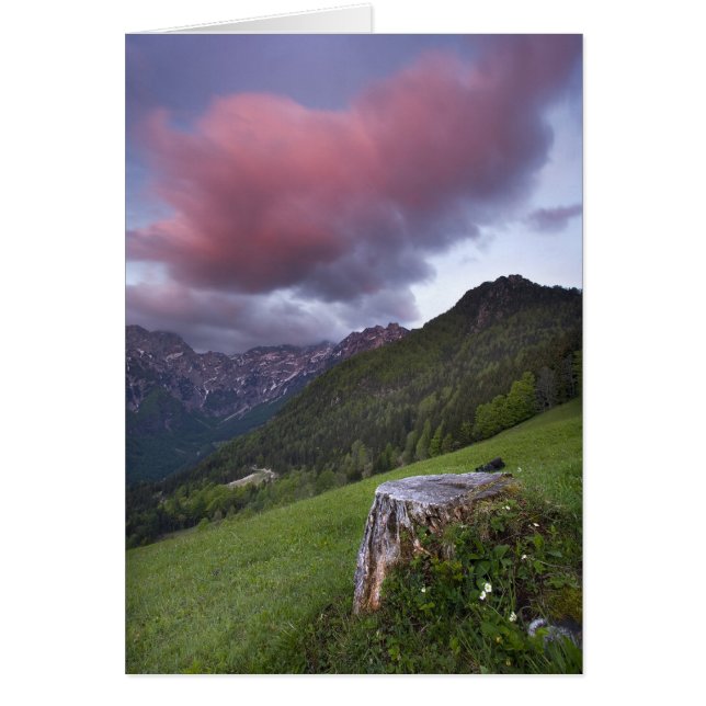 Cartão Nuvem com fio doce (Frente)