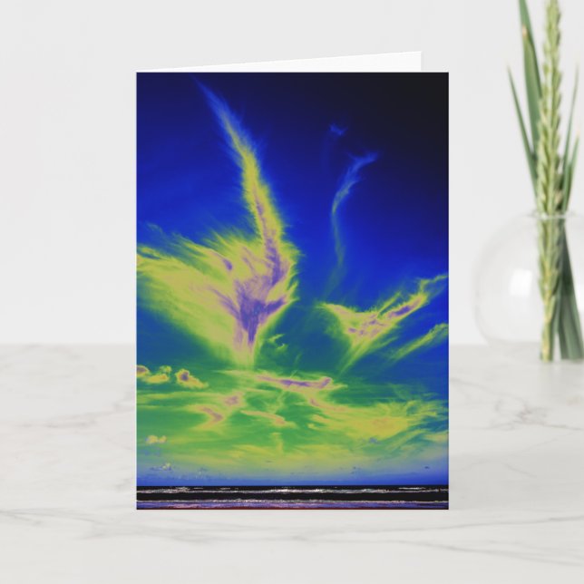 Cartão Nuvem de Cirrus (Frente)