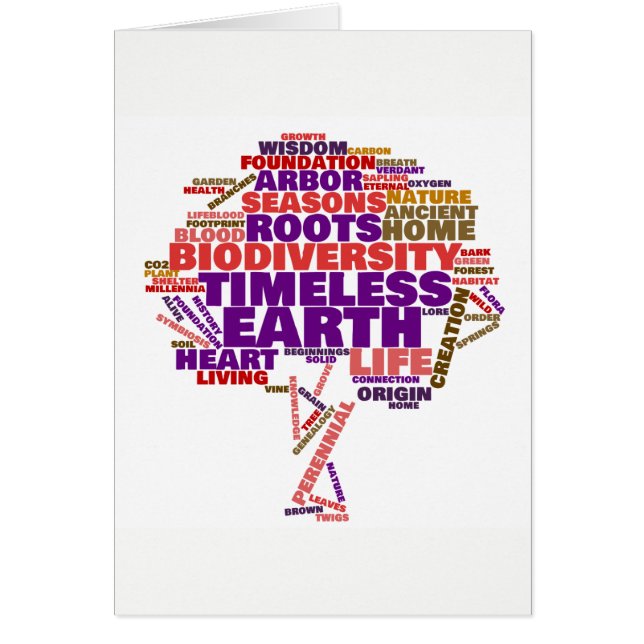 Cartão Nuvem de Etiqueta de Vida Inspiracional (Frente)