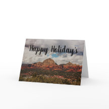 Nuvens à medida que vão para o Sedona Happy Holida