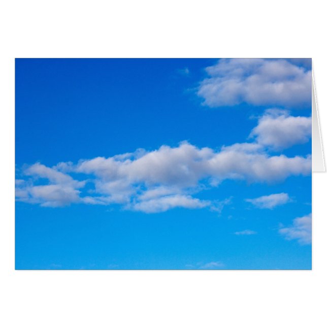 Cartão nuvens cumulus sobre a Antártica ocidental (Frente Horizontal)