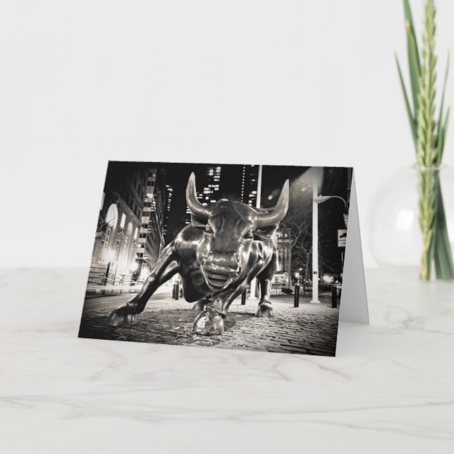 Cartão NYC Bull (Frente)
