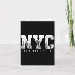 Cartão Nyc Nova York Ny Horizonte Usa América Vintage S