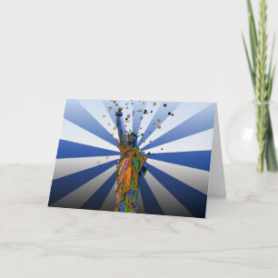 Cartão NYC Psicodélica: Estátua da Liberdade #2