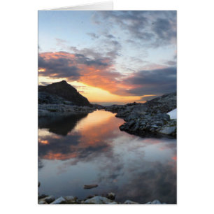 Cartão Nydiver Lagos Sunrise 2 - Ansel Adams Wilderness
