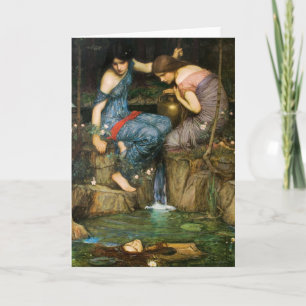 Cartão Nymphs Finding The Head of Orpheus Greeting Card