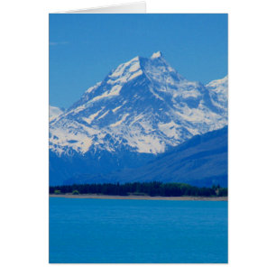 Cartão nz altas montanhas