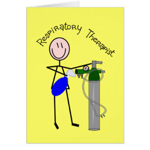 Cartão O2 do terapeuta respiratório & design do saco de