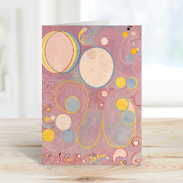 Cartão O 10 maior número 8 | Hilma af Klint