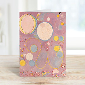 Cartão O 10 maior número 8 | Hilma af Klint