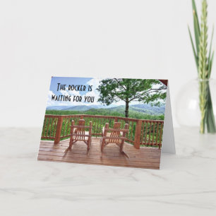 CARTÃO O 50º ROCKER ESPERA POR VOCÊ HUMOR