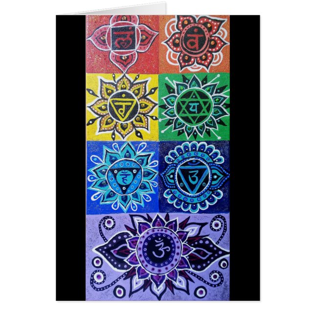 Cartão O 7 Chakras Notecard (Frente)
