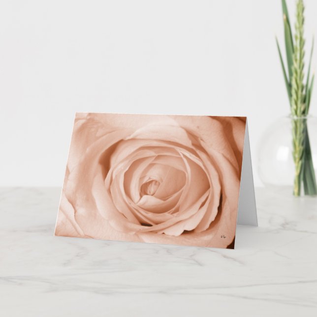 Cartão O abricó claro, obtem bem logo (Frente)