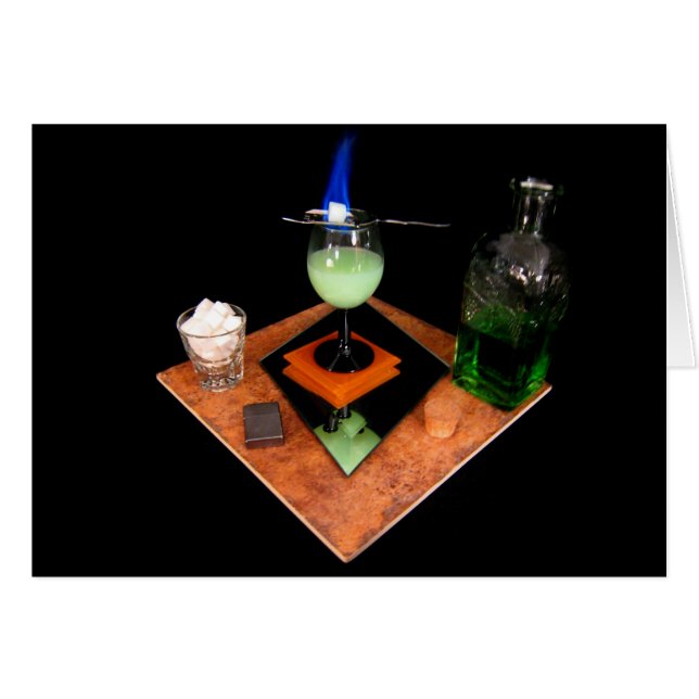 Cartão O absinto (Frente Horizontal)