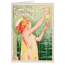 O absinto Robette do vintage por Alphonse Mucha