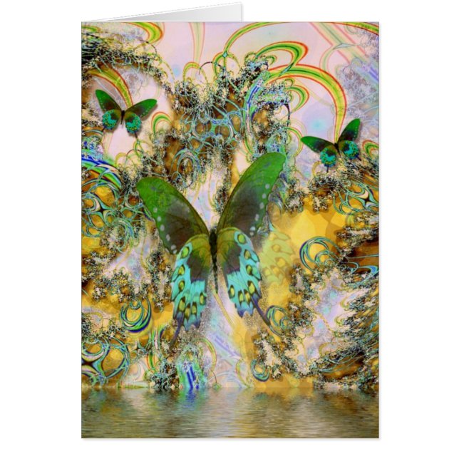 Cartão O abstrato atrasa-se (Frente)