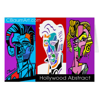 Cartão O abstrato Stars o pop art