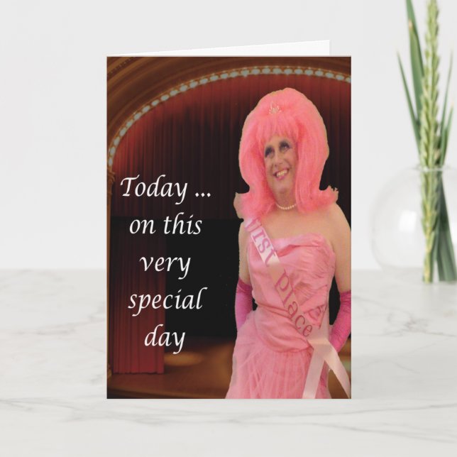 Cartão O algodão de Miz comemora-o (Frente)