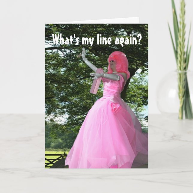 Cartão O algodão de Miz cumprimenta seus fãs (Frente)