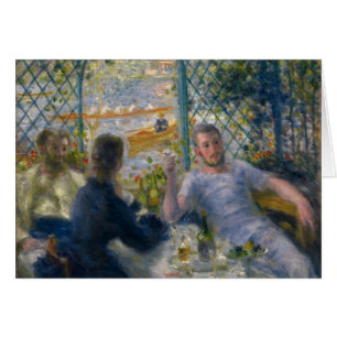 Cartão O almoço do Rower por Pierre-Auguste Renoir