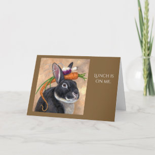Cartão O almoço é por minha conta
