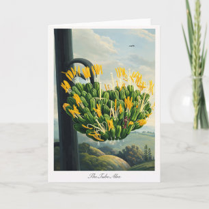 Cartão O Aloe Tubo — Reinterpretação Botânica Moderna