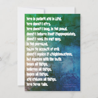 Cartão O Amor