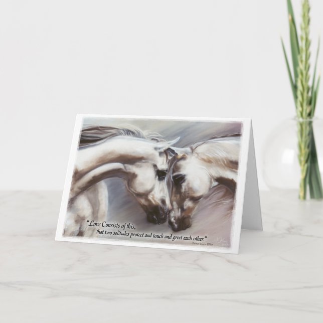 Cartão O amor consiste neste (Frente)