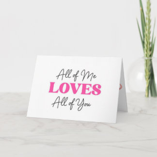 Cartão **O AMOR DA MINHA CARTA DE DESEJO DE aniversário d