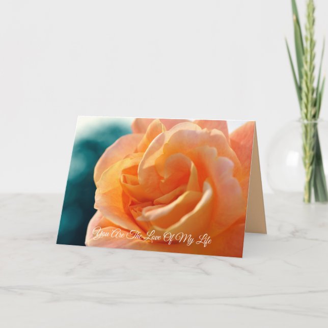 Cartão O amor da minha vida (Frente)