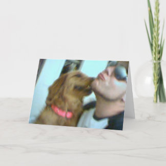 Cartão O amor de filhote de cachorro!