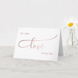 Cartão o amor do meu namorados de vida/ amor de aniversár