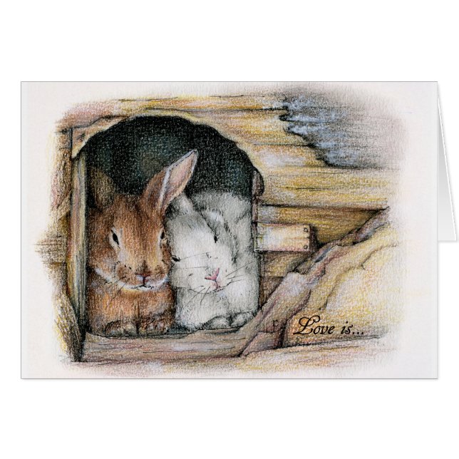 CARTÃO O AMOR É… (Frente Horizontal)