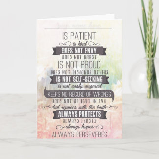 Cartão O amor é…