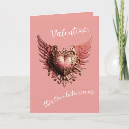 Cartão O amor é Fé Valentine