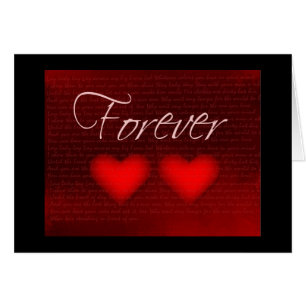 Cartão O amor é forever