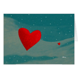 Cartão O amor está vindo sua maneira… Por Rino Li Causi