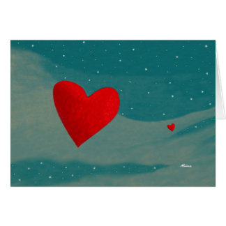 Cartão O amor está vindo sua maneira… Por Rino Li Causi