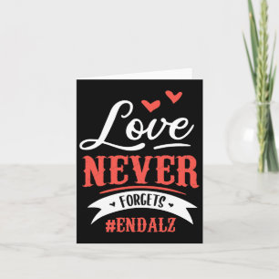 Cartão O Amor Nunca Esquece O Design De Endheimer Para Um