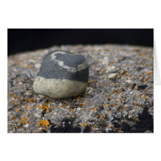 Cartão O amor se instalou em Stone. Placa por cARTerART