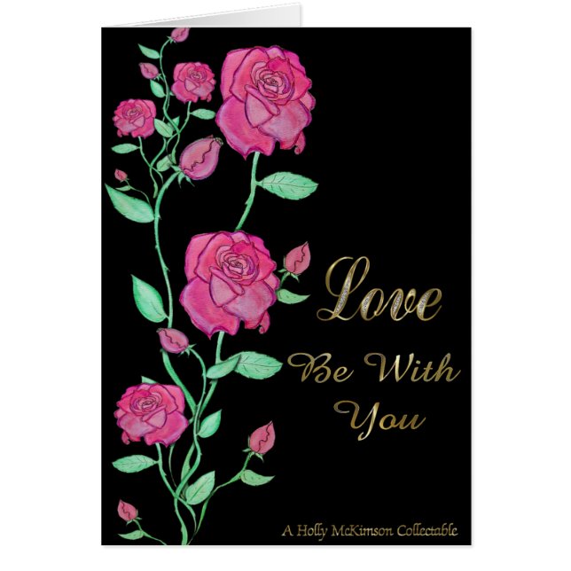 Cartão O amor seja com você (Frente)