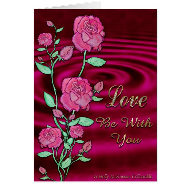 Cartão O amor seja com você (Frente)